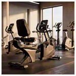 Image shows TUNTURI Platinum E30-R Recumbent Bike