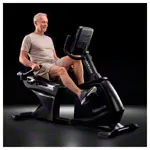 Image shows TUNTURI Platinum E30-R Recumbent Bike