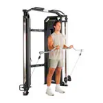 Image shows TUNTURI double-rope pulley Platinum Functional Trainer, V-series