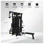 Image shows TUNTURI Multistation Platinum Multi Station/4, V-series