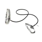 Thera-Band Tubing with handle, 1.4 m, specially thick, black