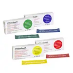 Thera-Band loop set of 4,  13 cm, 7,6x20,5 cm, each 1x yellow, red, green, blue