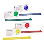 Thera-Band loop set of 4,  29 cm, 7,6x45,5 cm, each 1x yellow, red, green, blue