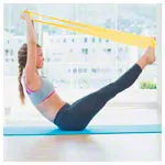 Thera band, 150 cm x 12,8 cm, light, yellow