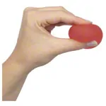 Squeeze Egg, soft, red