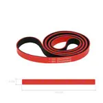 Deuser band Light, red / black