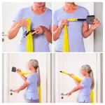 Thera-Band incl. case, 2.50 x 12.8 cm, lightweight, yellow