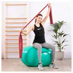Deuser Physio Band 25 m x 15 cm, extra thick, red
