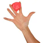 Theraflex therapy plasticine medium, 85 g, red