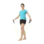 Fitness tube, lightweight, yellow