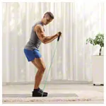 Fitness Tube, medium, green, set of 10