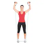 Fitness Tube, medium, green, set of 10