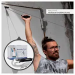 Image shows Shoulder trainer with pulley and door anchor
