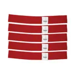 Exercise band Ankleciser, medium, red, set of 5