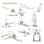 BLACKROLL Super Band, 104x3 cm, medium, green