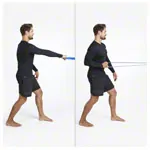 BLACKROLL Super Band, 104x3 cm, strong, blue