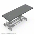 Image shows HygienePro table cover with breathing hole, 192x65 cm, carbon