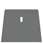 Image shows HygienePro table cover with breathing hole, 192x65 cm, carbon