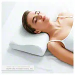 Viscoline neck support pillows, anatomical shape, LxWxH 68x33x13 cm