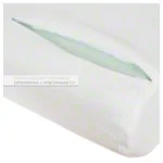Viscoline neck support pillows, anatomical shape, LxWxH 68x33x13 cm