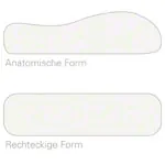 ViscoLine-neck support pillow, rectangular shape, LxWxH 69x35x13 cm