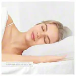 Viscoline travel pillow, rectangular shape incl. Bag, white, LxWxH 34x35x13 cm