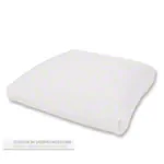 Viscoline travel pillow, rectangular shape incl. Bag, white, LxWxH 34x35x13 cm