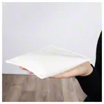 Image shows Sand bag filled with quartz sand, 15x15 cm, 0.5 kg, white