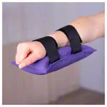 Sand bag with Velcro tape, 30x15 cm, 2 kg, purple