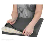 Image shows Cotton cover for seat cushions, 38x38 cm