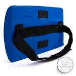 Lumbar cushion with cover and belt