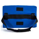 Lumbar cushion with cover and belt