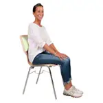 Lumbar pillow without cover