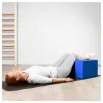 Posture pillow with solid core, LxWxH 60x40x30 cm
