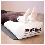 Image shows Leg and vein support pillow, inflatable, LxWxH 70x50x19/7 cm, white