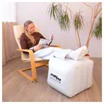 Image shows Storage pillow, inflatable, LxWxH 40x45x50 cm, white