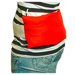 Cherry pit  belt, 48 x 18 cm
