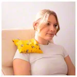 Image shows Cherry pit pillow with cotton cover Kids, 19x19 cm