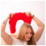Image shows Cherry stone neck cushion exclusive 42x36 cm