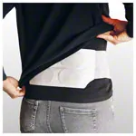 Image shows Thermopad heat wrap for back pain, box of 3
