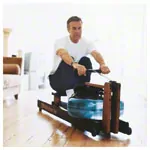 WaterRower rowing machine Club-Sport, incl. S4 Monitor, Heart rate receiver and chest strap POLAR T31, set 3-pcs.