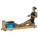 WaterRower rowing machine ash, incl. S4 Monitor and floor mat, set 2-pcs.