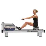 WaterRower rowing machine M1 HiRise, incl. S4 Monitor and floor mat, set 2-pcs.