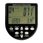 Image shows WaterRower rowing machine Shadow, incl. S4 Monitor