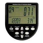 Image shows WaterRower rowing machine M1 HiRise, metal, incl. S4 Monitor