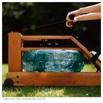 Image shows WaterRower rowing machine oak, incl. S4 Monitor