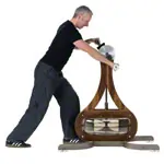 NOHrD WaterGrinder upper torso exerciser nut tree