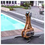 Image shows NOHrD WaterGrinder upper torso exerciser cherry