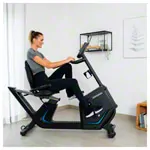 Image shows Horizon Fitness 5.0R recumbent bike