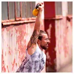 Kettlebell, 4 kg, yellow